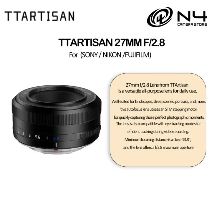 TTArtisan 27mm Auto Focus Eye Recognition Camera Lens for