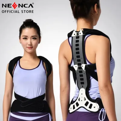 NEENCA Spine Back Support Brace Improves Posture Corrector for Men Women Back Shoulder Neck Pain Relief Lumbar Support Straightener