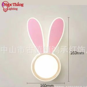 Đèn treo tường gấu Bear trang trí phòng ngủ cho bé Led 3 màu 8W 220V V6803 Ngọc Thắng