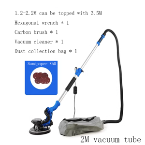 Adjust Speed Drywall Sander Wall Polishing Grinding Double Led Light Wall Putty Polisher Machine