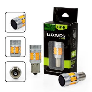 LAMPU LED SEIN MOBIL NL2 BAU15S 150 S25/ T20 48 TITIK 30 WATT HYPER GHOST TURBO FAN LUXIMOS NINE SEIN MOBIL