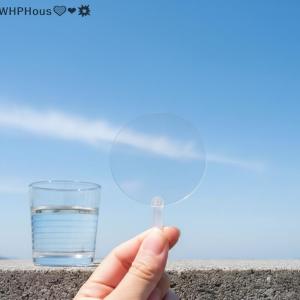 WP💓💛💖 DIY 50PCS 5cm Mini Transparent Blank Fans for Kids Handicraft Art Project Wedding Party Use