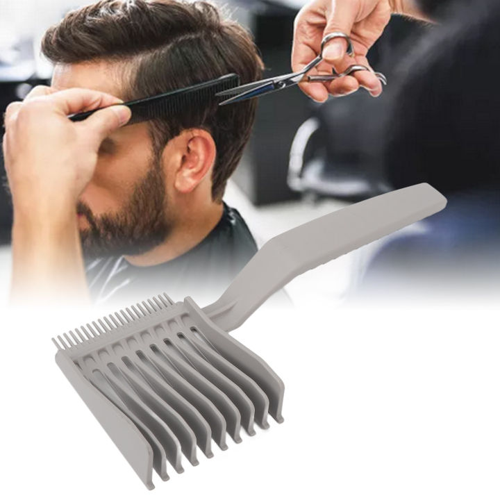Hand Clipper Comb Haircut Clipper Comb Guide Clipper Comb Portable Flat Top Ergonomic for ...
