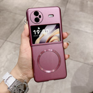 Luxury Ultrathin Metallic Paint Phone Case For VIVO X Flip Wireless Charging Matte Anti-fingerprint Shockproof Cover Hard PC Shell