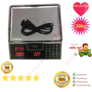 Cân điện tửcân bán hàng QUA 910 -30kg/5g bán hàng tạp hóasiêu thị nhà bếphoa quả
