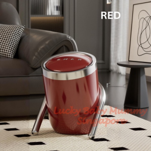 Minimalist Slanted Opening Trash Bin 12L | Lazy-Friendly Flip Top Garbage Can | Anti-Odor Home Bin