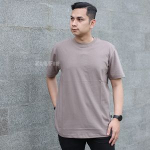 Kaos Jumbo Pria Basic Polos Katun 24s