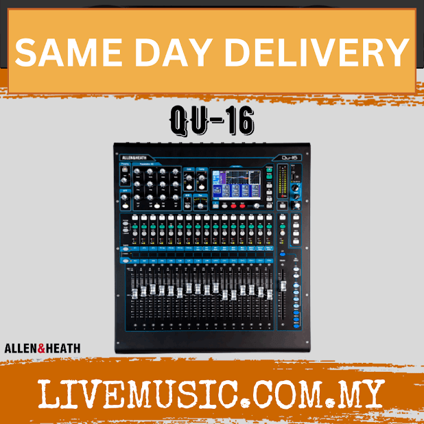 Allen & Heath Qu16 Chrome Edition Digital Mixer ( Qu16 / Qu 16 ) Lazada