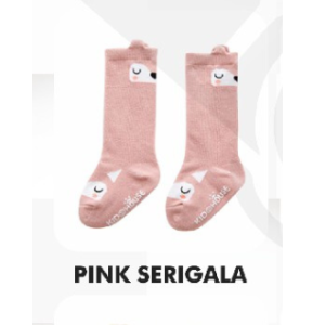 TYKS01 Koas Kaki Panjang Bayi Karakter Anti Slip Socks Baby Animal