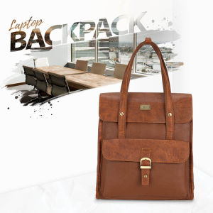 Balo da nam nữ đựng laptop 14inch nhỏ gọn IDIGO UBP2-515 balo công sở đựng tài liệu A4 cao cấp