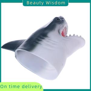 Beauty Wisdom Shark Arm Glove Hand Puppet Toy Soft Rubber Shark Glove Interactive Toy