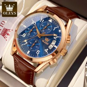 OELVS New Watch For Men 2023 Waterproof Luminous Calendar Chronograph Original Casual Business Wind jam tangan lelaki