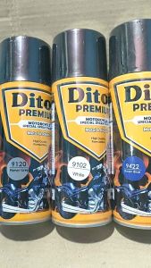 Pilok Cat Diton Premium Paket Lengkap 4 Kaleng Boxer Blue Biru 9422 Primer Grey 9120 White 9102 Clear Gloss 9128 400cc Pilox Paketan Cat Semprot Special Spray Paint