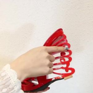 Voesnees Womens Slippers 2021 New Hollow Out High Heels 15 cm Platform Female Strange Style Women Shoes Ladies Slides