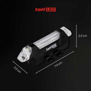 COD Lampu Belakang Sepeda TaffLED DC-918 Super Terang dan Bisa di Cas Untuk Semua Jenis Sepeda
