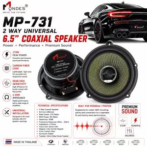 (MADE IN THAILAND) MONDES OEM SPEAKER FOR PROTON PERODUA 6.5 CAR 2 WAY MID BASS SPEAKER FOR MYVI ALZA AXIA BEZZA ATIVA BLM PERSONA