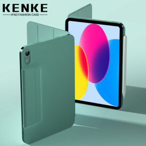 KENKE iPad Case Magnetic Smart Case for iPad 10th gen 10.9 inch 2022 iPad 2022 M2 Pro 11 inch iPad Pro 11 2020 2021 Pro 12.9 case Supports Apple Pencil Pairing & Charging Smart Case Cover Auto Sleep/Wake Trifold Stand Case with buckle iPad 2022 case