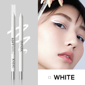 IMAGIC White Eyeliner Long Lasting Eye Liner Easy To Apply Eye Pencil Silky Texture Eyeliner Pen Waterproof Makeup Eye