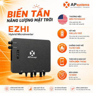 EZHI Biến tần vi mô Hybrid 1 pha cho lưu trữ điện năng lượng MT ban công công suất 1200W