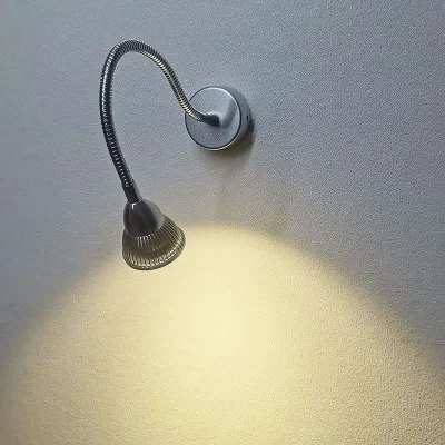 Wall Lights LED Flexible Tube Spotlight Long Rod Bedside Ceig Bedroom Light Shop Machine Tool Background Wall Lighting Indoor