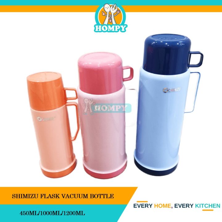 0.45L/1L/1.2L Shimizu Vacuum Thermos Flask /Termos Vakum Shimizu | Lazada