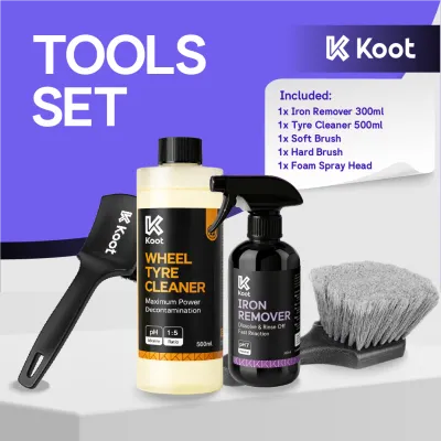 Koot Iron Remover Wheel Tire Cleaner Iron Fallout Remove Iron Particles 300ml