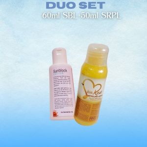 Duo Set 120ml  Generic Sunblock Lotion&SkeenCare Peeling Lotion All Sizes