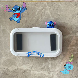 อุปกรณ์ใช้งานในห้องน้ำ กรอบใส่มือถือติดในห้องน้ำ เวลาอาบน้ำฟังเพลง - ด้านหลังมีตัวติดผนังสูญญากาศ รับน้ำหนักได้ 5 กิโล - หมุนปรับองศาได้ 360° - ขนาด 20×11 cm