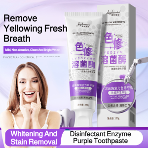 🔥Buy 1 Get 1 Free🔥Purple Light Toothpaste Oral Care Purple Toothpaste Whitening Stain Removing Toothpaste Fresh Breath Disinfectant Toothpaste Stain Removing and Whitening Toothpaste Cleans Teeth Stains and Freshens Breath