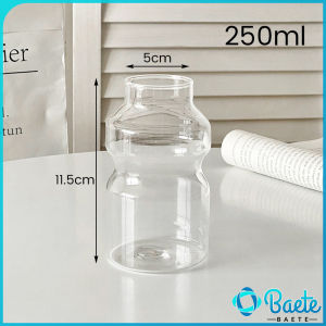 Baete Drinking Glass Cup 250ml 440ml Creative Tea Bottle Juice Milk Cups