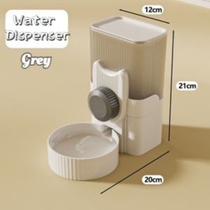 1L Automatic Cat Feeder Large Capacity Pet Hanging Water Dispenser with Food Bowl for Cats and Dogs