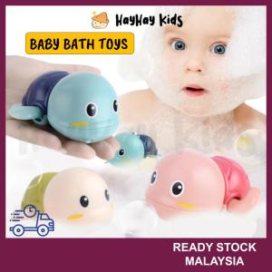 Baby Bath Toys Wind Up Swimming Toddler Kids Pool Water Gift Boys Girls Mainan Bayi Mandi Children Kids