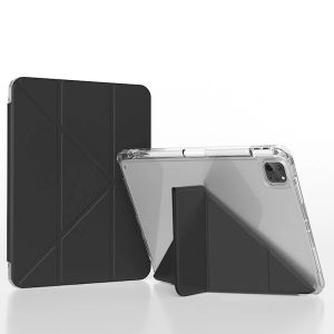 Casing Acrylic iPad Pro 11" Air5/Air4 Gen 5/6 iPad Gen 10th 9/8/7 10.2" Air 1/2 Air 8 2026 YFold Cover Clear with Pencil Holder