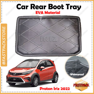For Proton Iriz 2022 Iriz Active EVA Copolymer EVA Boot Tray Luggage Cargo Reusable Rear Trunk Tray DIY Dulang But Kereta Waterproof Durable & Fitting Custom Fit OEM Thickness 0.8cm