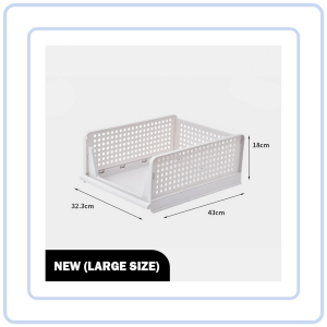 【COZYCASA】Modular Retractable Shelf / Storage Rack Drawer Clothes Closet Wardrobe organiser