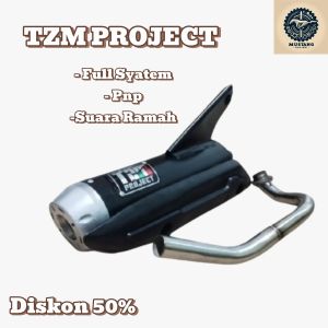 Knalpot COPY TZM Project Untuk Motor ALL Matic Honda Yamaha Suzuki