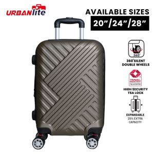 URBANlite Weave: 20" / 24" / 28" / Set - ABS Shell 360° 8 Spinner Wheels TSA Lock Expandable