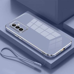 New Case SAMSUNG A14 4G / SAMSUNG A14 5G Case Luxury Plating Casing Silicone Stand Back Cover