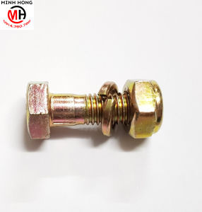 Ốc bắt lưỡi xới xi vàng 10x30 dùng cho tất cả các loại máy cày ( 10 ốc/ 1 bịch)