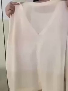 Summer Sun Protection Cardigan Thin Ice Silk Blouse Coat Suspender Skirt Outer Knitted Short Micro Transparent Long Sleeve Air Conditioning Shirt