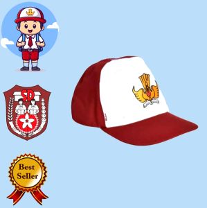 Topi SD - Topi Sekolah SD Merah Putih - Perlengkapan Sekolah Anak SD Laki Laki & Perempuan / P N