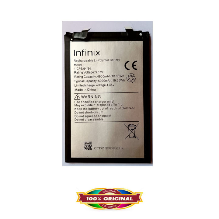Battery Infinix Note/note 30 Original Battery for Infinix Note 30 4G 2023 - X6833B - 5000mAh ...