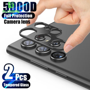 FLOVEME 2PCS 3D Camera Tempered Glass Film For Samsung Galaxy S23 S22 Ultra S23 S22 Plus HD Clear All-inclusive Screen Protector Lens Film For Samsung S23 S22