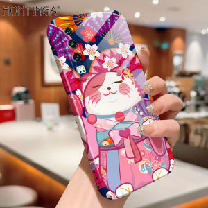 Hontinga เคสฟิล์มรวมทุกอย่างสำหรับ Huawei P30 Pro P20 Pro P40เคสโทรศัพท์ภาพยนตร์เกาหลีเคสหลังแมวกวักนำโชคน่ารักดีไซน์อุปกรณ์ป้องกันเลนส์เคสแข็งกล่องกันกระแทกคลุมทั้งหมดสำหรับเด็กผู้หญิง