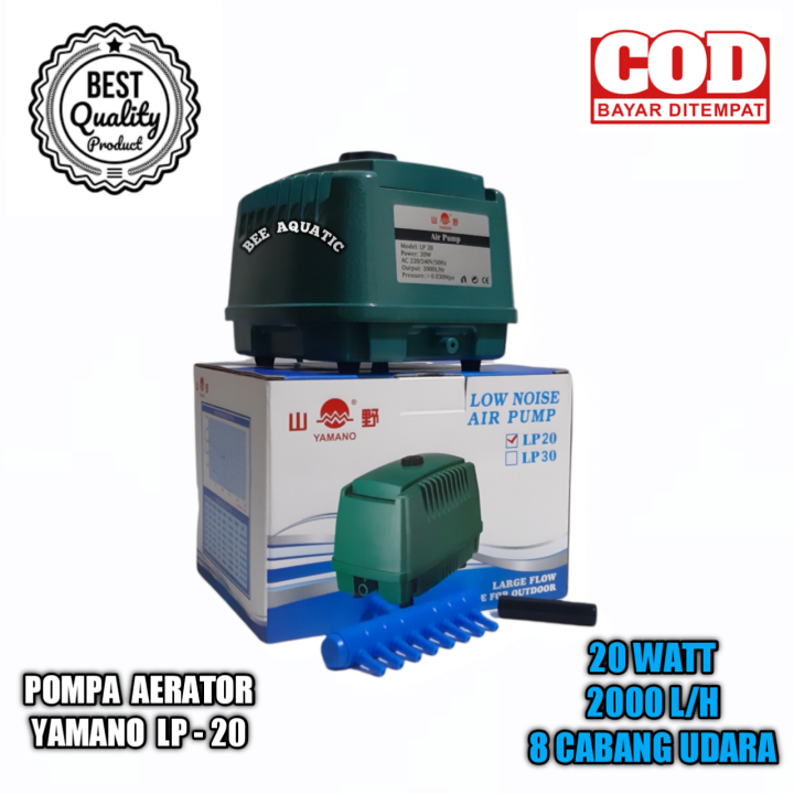 Yamano LP 20 Mesin Pompa Udara Cabang Aquarium Kolam Ikan