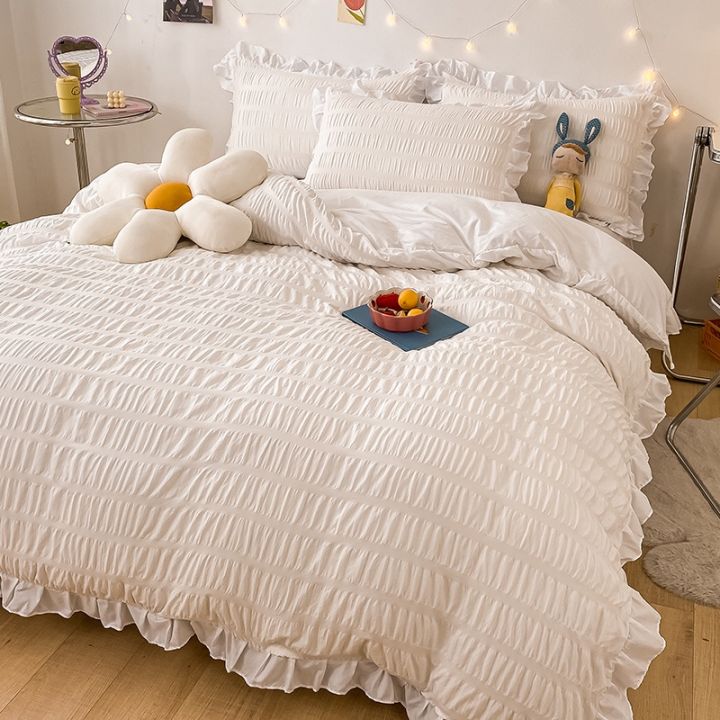 Pillow%20Case%201%20PIECE%20Ruffle%20Lace%20Seersucker%20Design%20Envelope%20Type%20Pillowcase%2048x74cm%20Pillow%20Cover%20-%20Image%203