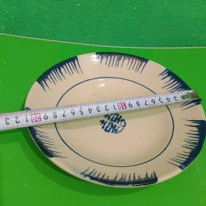 Set 5 đĩa sành gốm 21 cm đựng rau xào