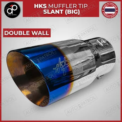 HKS Muffler Tip Big Universal Burnt Tip Slant ( B022 Slant )