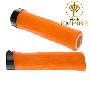 Handgrip Hand Grip Sepeda Karet Stang Ergon GE1 EVO Frozen Orange Lock On Bicycle Empire
