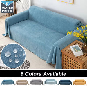 Waterproof Sofa Cover Solid Color Sofa Blanket Dust-proof Anti-slip Cloth For Bedroom Living Room Sofa Cushion Living Room Decor2026
